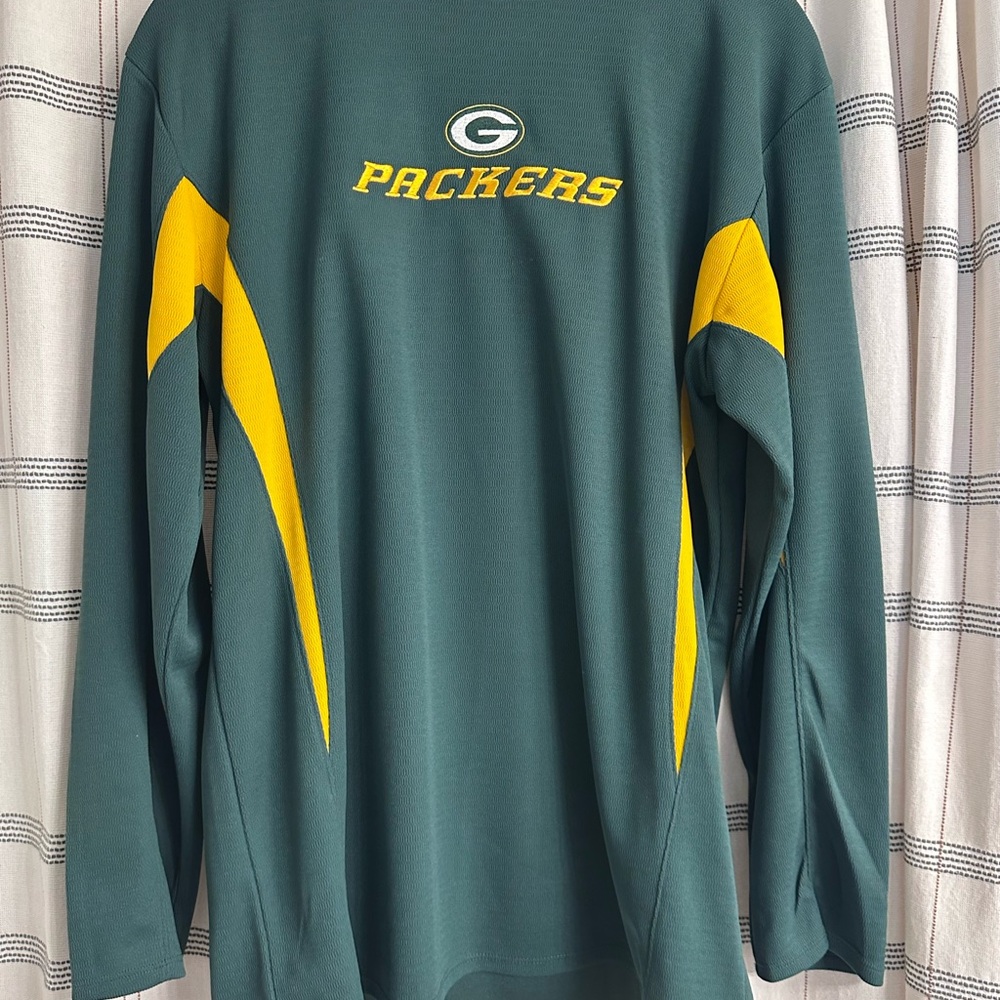 NFL Team Apparel Green Bay Packers Long Sleeve Pullover - NEW with tags